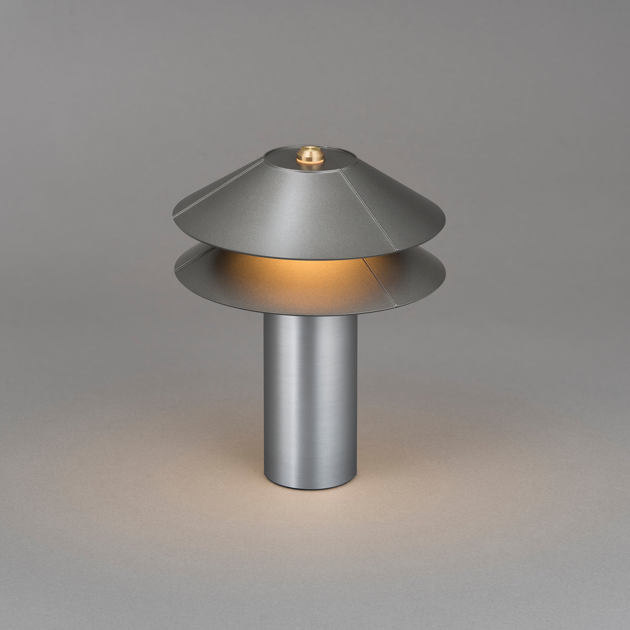 2SHADES _ Portable Table Lamp _ Pure Aluminium